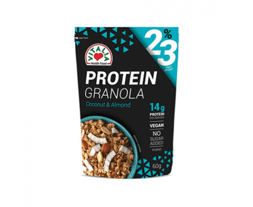 Мюсли Виталия 60г С протеин, кокос и бадем Мюсли Виталия 60г С протеин, кокос и бадем