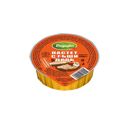 Пастет Дегусто 100г Гъши дроб Пастет Дегусто 100г Гъши дроб