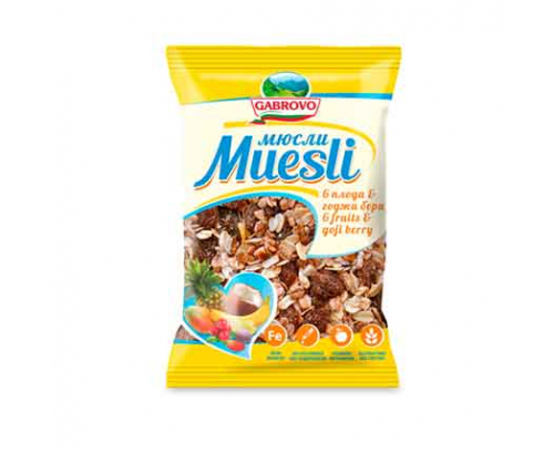 Мюсли Габрово 250г 6 плода Мюсли Габрово 250г 6 плода