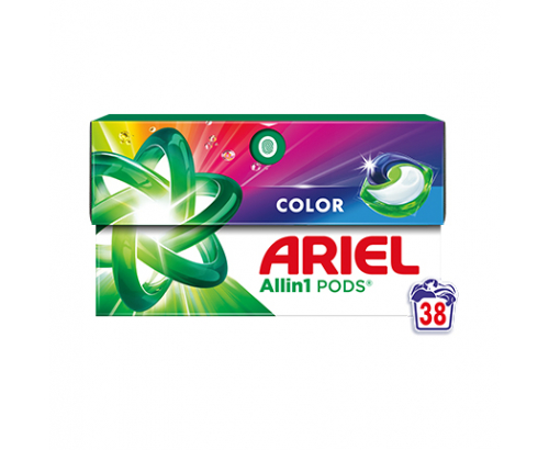 Гел капсули Ариел 3в1 38бр Цветно Гел капсули Ариел 3в1 38бр Цветно
