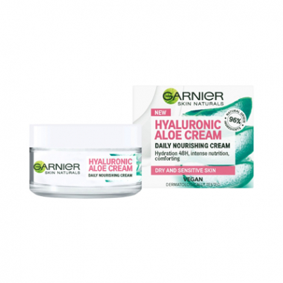 Крем за лице Гарние Хиалуроник Алое 50мл Чуствителна кожа