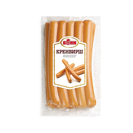 Кренвирши Винер Бони 400г Вакуум