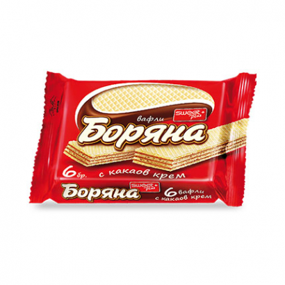 Вафли Боряна 140г какао