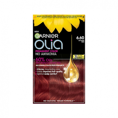 Боя за коса Гарние Олиа 6.60 Интензивно червено