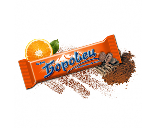 Вафла Боровец 52г Портокал Вафла Боровец 52г Портокал