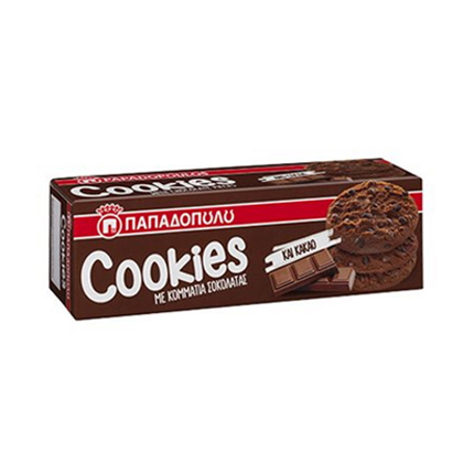 Бисквити Кукис Биско 180г Какао и Шоколад