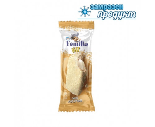 Сладолед Фамилия Хит 60г Бяла шоко мания Сладолед Фамилия Хит 60г Бяла шоко мания