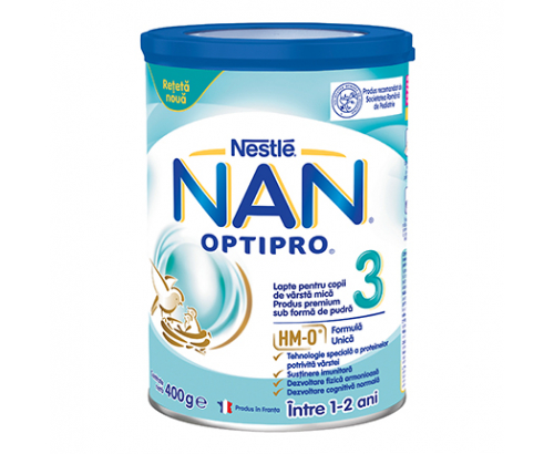Адаптирано мляко Нан 400г 3 Адаптирано мляко Нан 400г 3