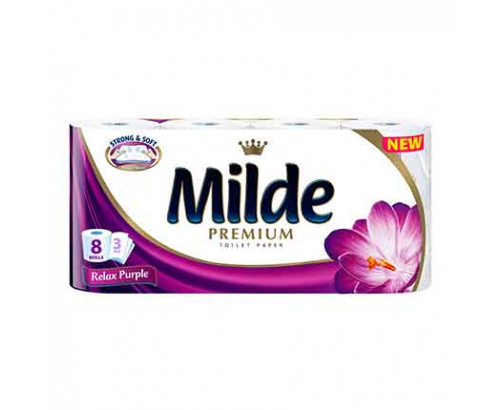 Тоалетна хартия Милде 8бр Релакс Тоалетна хартия Милде 8бр Релакс