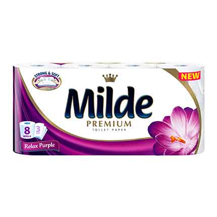 Тоалетна хартия Милде 8бр Релакс Тоалетна хартия Милде 8бр Релакс