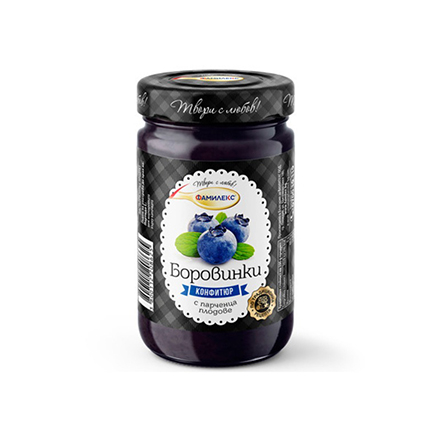 Конфитюр Фамилекс 360г Боровинки Конфитюр Фамилекс 360г Боровинки