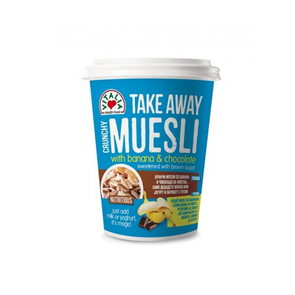 Мюсли Виталия 90г С шоколад и банан