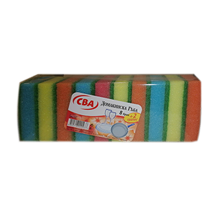 Домакинска гъба CBA 8+2бр Без канал