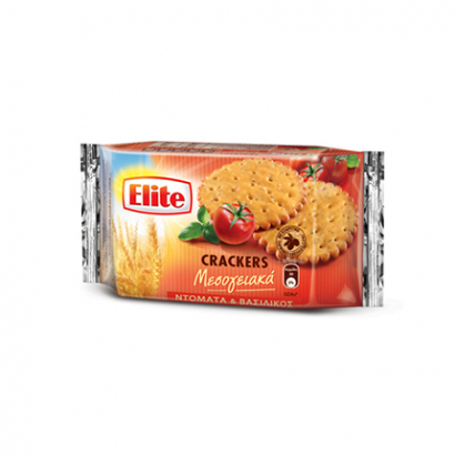 Крекери Елит 105г Домат и босилек