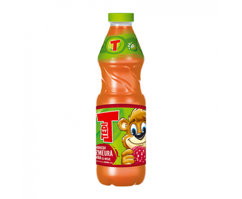 Сок Теди 900мл Морков, малина и ябълка Сок Теди 900мл Морков, малина и ябълка