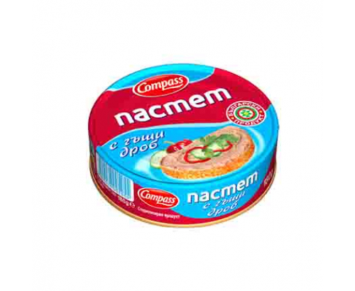 Пастет Компас 180г Гъши Пастет Компас 180г Гъши