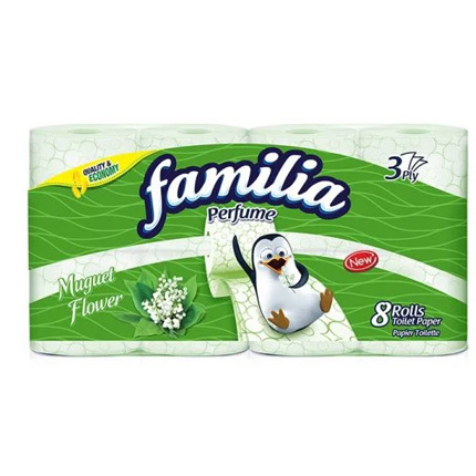 Тоалетна хартия Фамилия 8бр Мугет Флауър