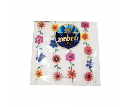 Салфетки Зебра 75бр Каре Салфетки Зебра 75бр Каре