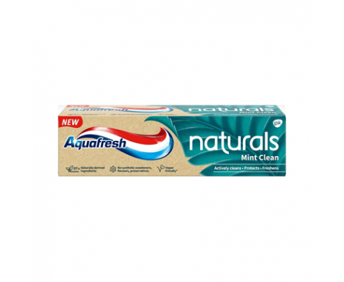 Паста за зъби Аквафреш 75мл Натурал Минт клийн Паста за зъби Аквафреш 75мл Натурал Минт клийн