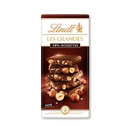 Шоколад Линдт Гранд 150г Натурален с лешник