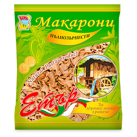Макарони Етър 250г Пълнозърнести