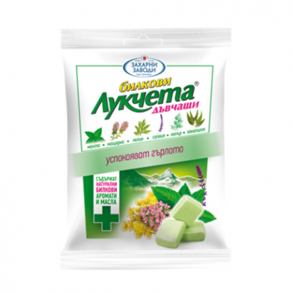 Бонбони Лукчета 75г Билкови Дъвчащи