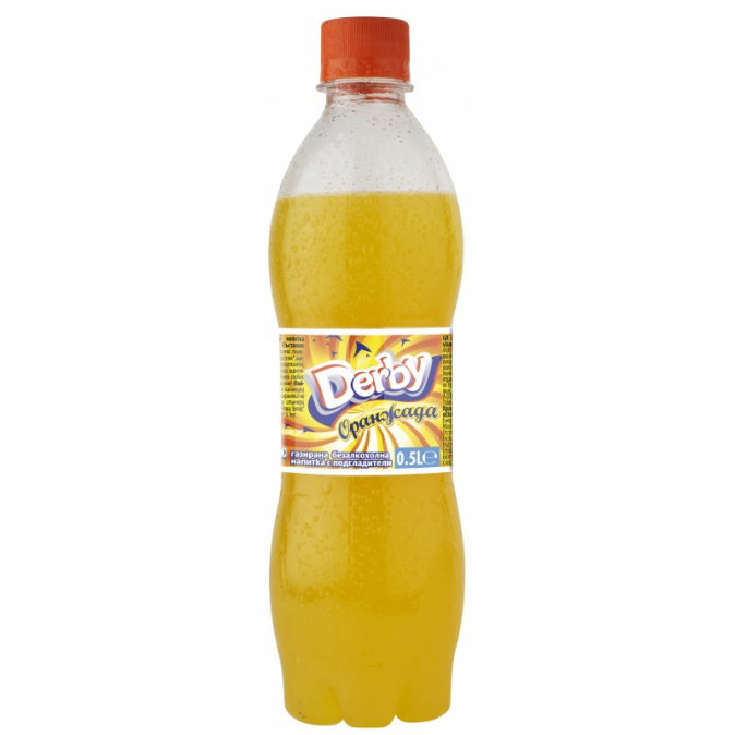 Газирана напитка Дерби 500мл Оранжада
