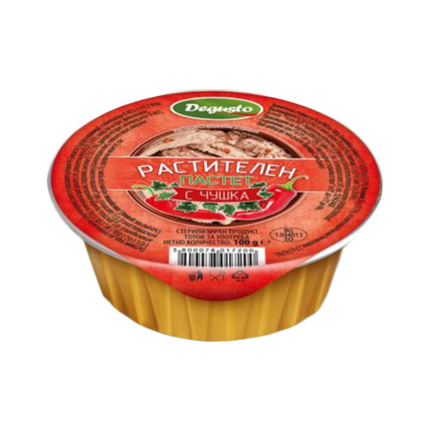 Пастет Дегусто 100г Растителен с чушка