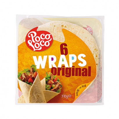 Питка за дюнери Поко Локо 6бр Пшенична
