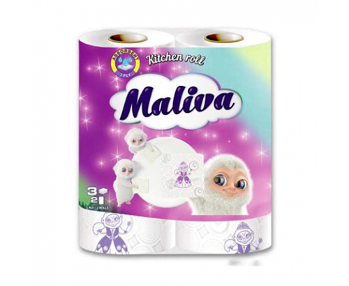 Кухненска ролка Малива 2бр Трипластова Кухненска ролка Малива 2бр Трипластова