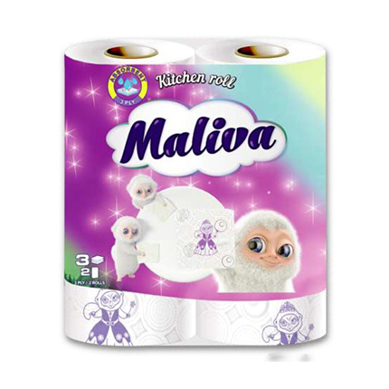 Кухненска ролка Малива 2бр Трипластова Кухненска ролка Малива 2бр Трипластова