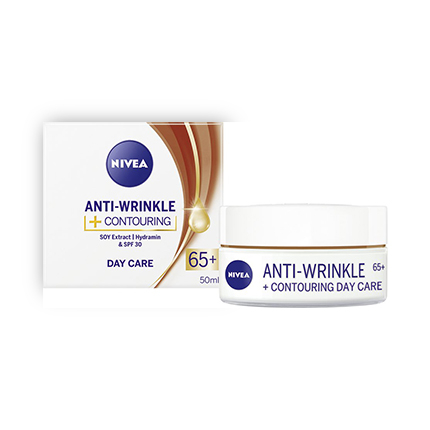 Крем за лице Нивеа 50мл Дневен контуриращ 65+ Крем за лице Нивеа 50мл Дневен контуриращ 65+