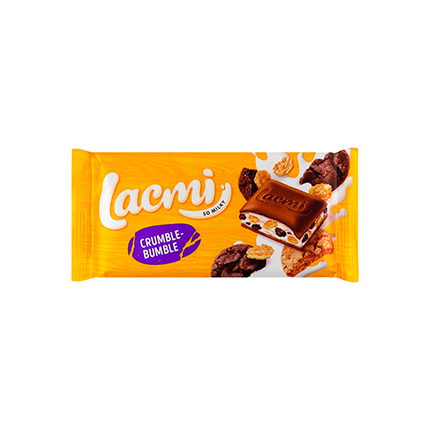 Шоколад Рошен Лакми 83г Бисквита и корнфлейкс