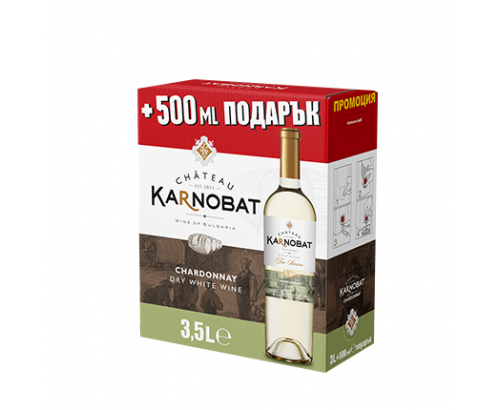 Вино Шато Карнобат 3л Шардоне Вино Шато Карнобат 3л Шардоне