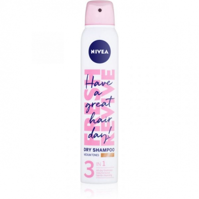 Шампоан Нивеа 200мл Сух 3в1 Кестеняви тонове