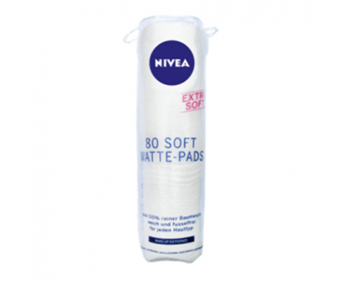 Тампони за премахване на грим Нивеа 80бр Тампони за премахване на грим Нивеа 80бр