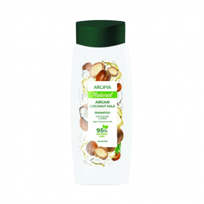 Шампоан Арома Натурал 400мл Арган и кокосово мляко
