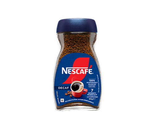 Разтворимо кафе Нескафе Класик 95г Без кофеин Разтворимо кафе Нескафе Класик 95г Без кофеин