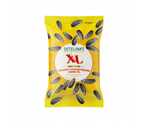 Печени слънчогледови семки XL Детелина 140г Печени слънчогледови семки XL Детелина 140г