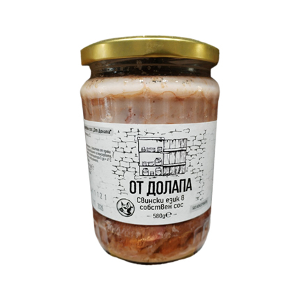 Свински език От Долапа 580г В собствен сос Свински език От Долапа 580г В собствен сос
