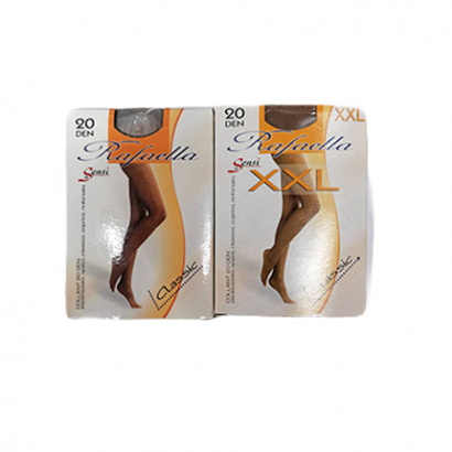 Чорапогащник Сенси с парче бежов