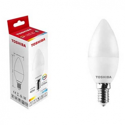 Лед крушка Тошиба свещ 4.7=40W Е14 4000К 470LM