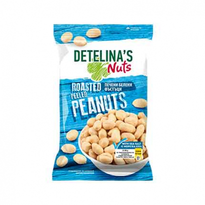 Белени фъстъци с морска сол Детелина 80г