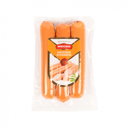 Пилешки кренвирш Меско 220г Вакуум Пушен