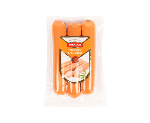 Пилешки кренвирш Меско 220г Вакуум Пушен Пилешки кренвирш Меско 220г Вакуум Пушен