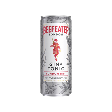 Джин Бийфийтър 250мл кен С тоник