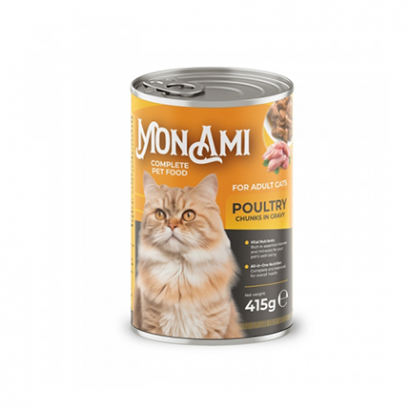 Храна за котки Мон Ами 415г Пиле