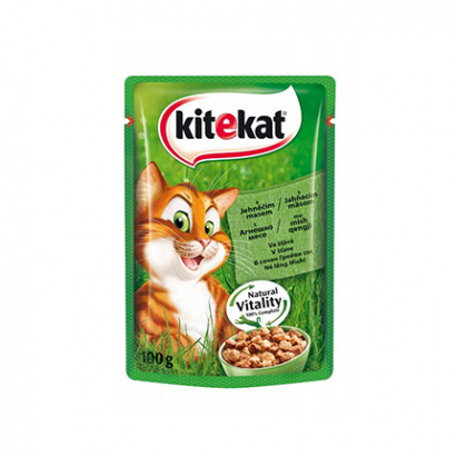 Храна за котки Китекат 100г Пауч Агнешко Месо