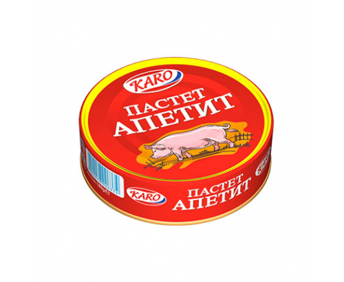 Пастет Каро 180г Апетит Пастет Каро 180г Апетит