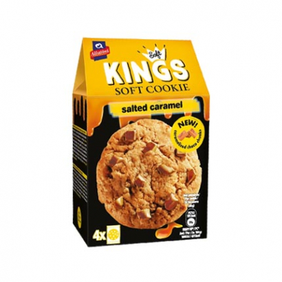 Бисквити Софт Кинг 160г Шоколад и солен карамел